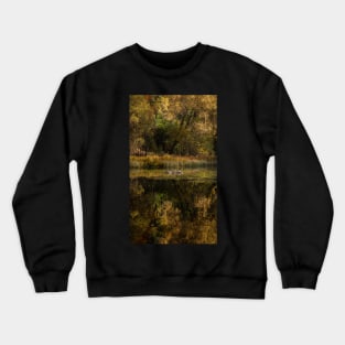 'Autumn Magic 5', Loch Dunmore, Pitlochry Crewneck Sweatshirt